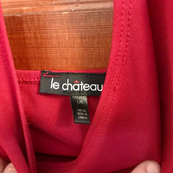 Slinky Red Halter Dress - Picture 6 of 8